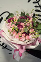 Pink Roses, Chrysanthemum & Eustoma Bouquet